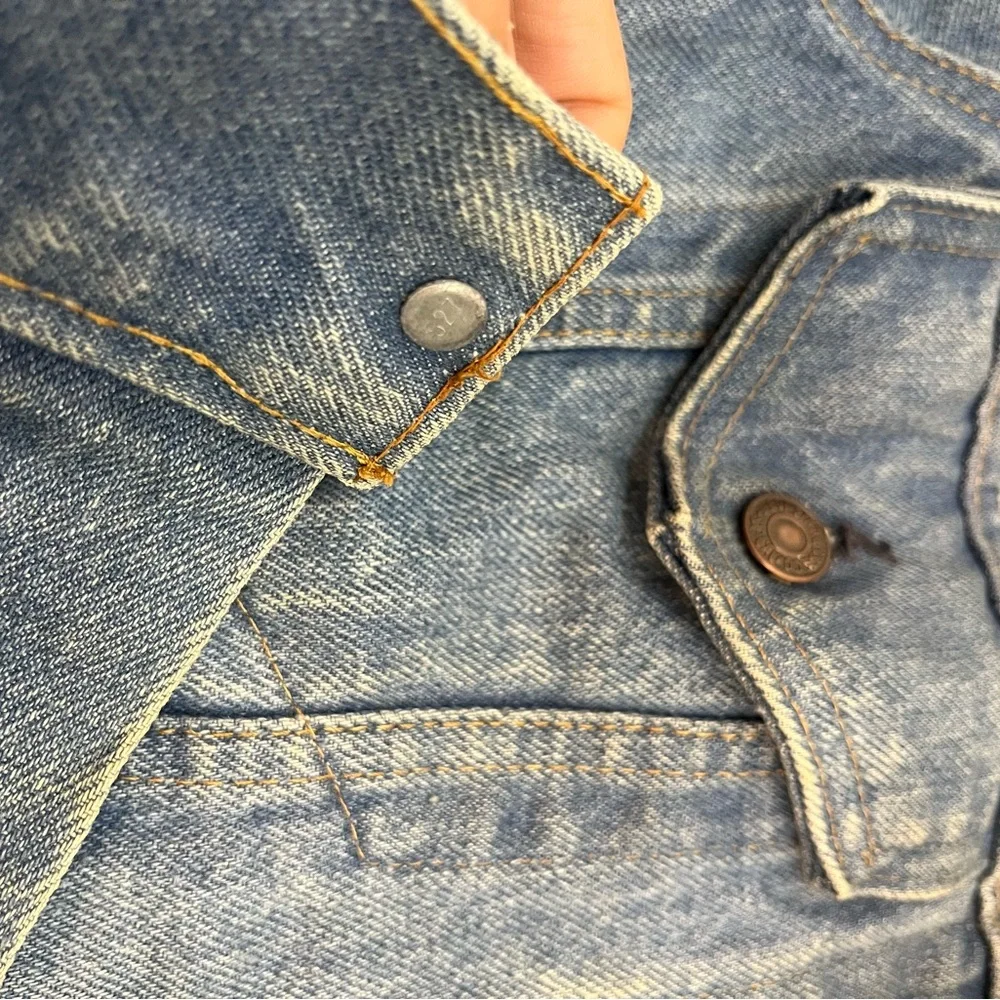 Vintage 70s/80s Levi’s Trucker Jacket, Type 3, Size 36; 70505 0217; Made in USA